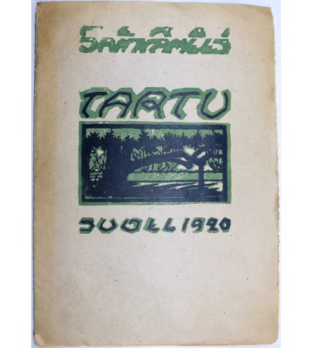 Tartu suvel 1920 (Tartu in Summer 1920) [Ten Linocut Prints Folder]