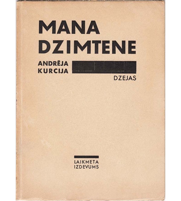 Mana Dzimtene : dzejas (My Homeland : Poetry)
