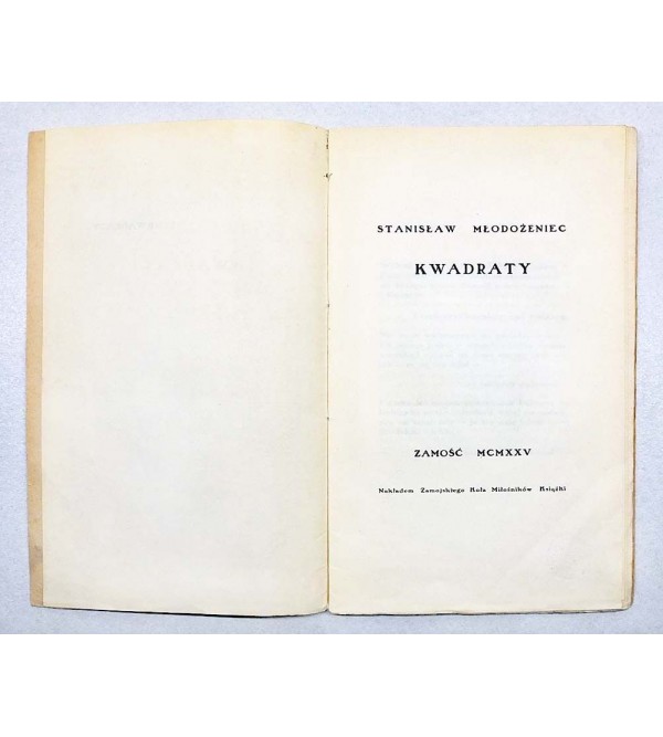 Kwadraty (Squares) [Poetry collection]